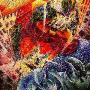 Umberto Boccioni Visioni simultanee oil on canvas